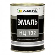 Эмаль НЦ-132 черная 0,7 кг ЛАКРА - фото - 1
