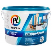 Краска для стен и потолков латексная Profilux PL-10 L глубокоматовая белая 3 кг - фото - 1