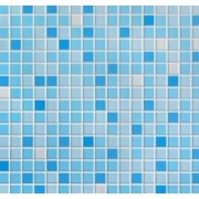 Панель ПВХ STELLA 0,3 мозаика Микс голубой 957*480 мм (10)* - фото - 1