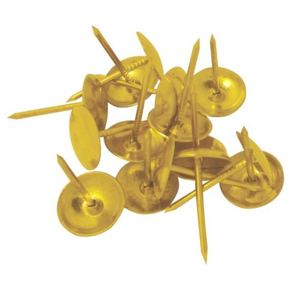 Гвоздь декоративный золото, УСИЛЕННЫЙ 100 г (639-061) - фото - 1