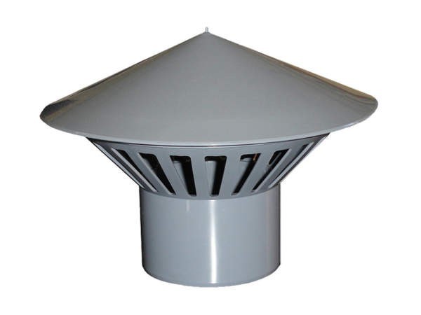 Зонт вентиляционный d 110 (серый) - фото - 1