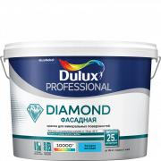 Краска фасадная в/д гладкая Dulux Trade Diamond база BW (св/колер) 10л* - фото - 1