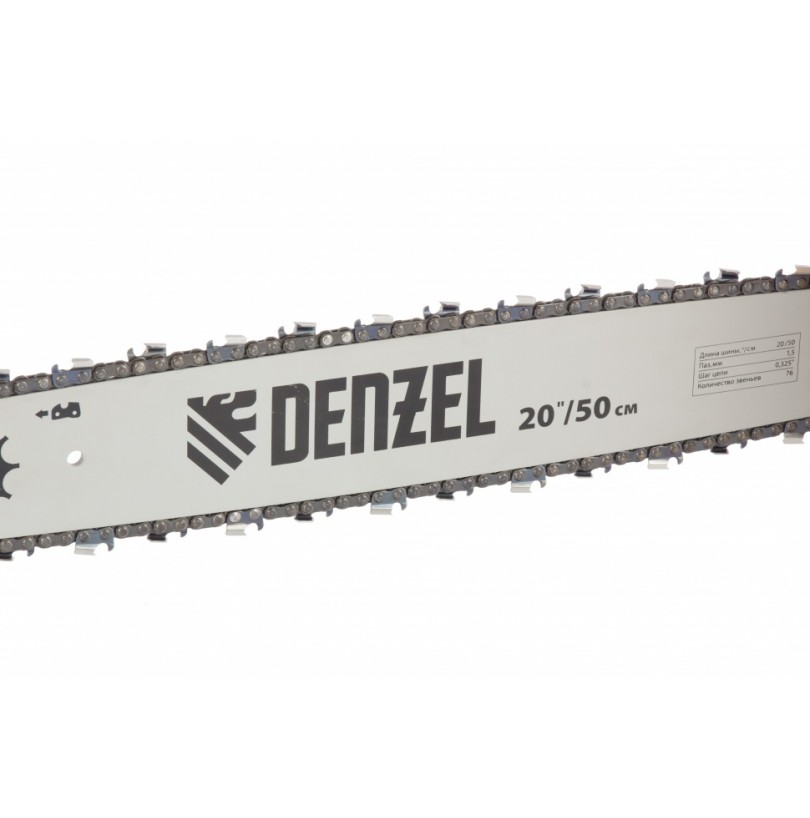 Бензопила DGS-5820, шина 45 см, 58 см3, 4.1 л.с, шаг 0.325, паз 1.5 мм, 76 зв. Denzel - фото - 2