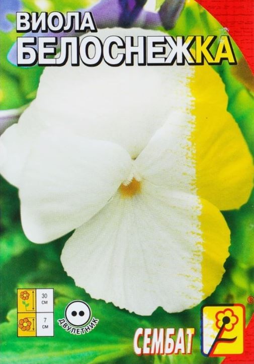 Семена цветов Виола Белоснежка 0,05г - фото - 1