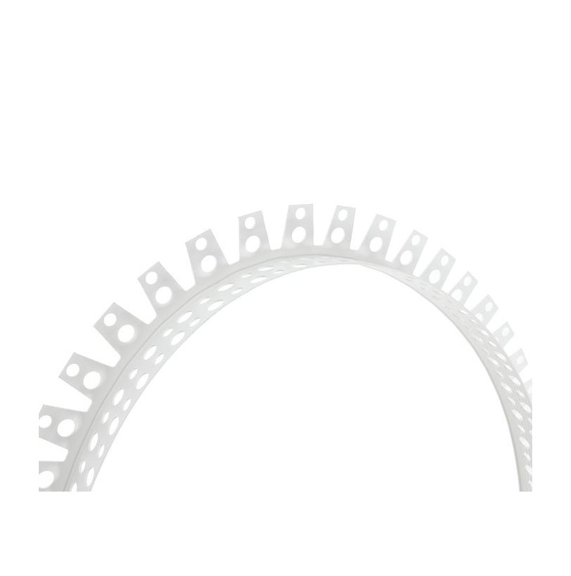 Угол штукатурный арочный 2мм 2,5м "Идеал", 001 Белый - фото - 1