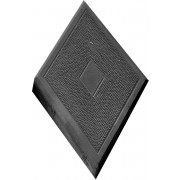 Плитка бетон "Ромб узорный" Черный (384шт/12м²) - фото - 1