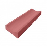 Лоток дождевой (желоб бетон) 500*200*60мм, красный (60) - фото - 1