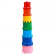 Пирамидка детская №71, разноцветная* - фото - 1