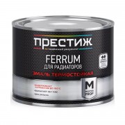 Эмаль для радиаторов термостойкая Престиж Ferrum акриловая, глянцевая 0,4 кг белая - фото - 1