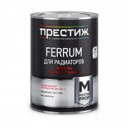 Эмаль для радиаторов термостойкая Престиж Ferrum акриловая, глянцевая 0,9 кг белая - фото - 1