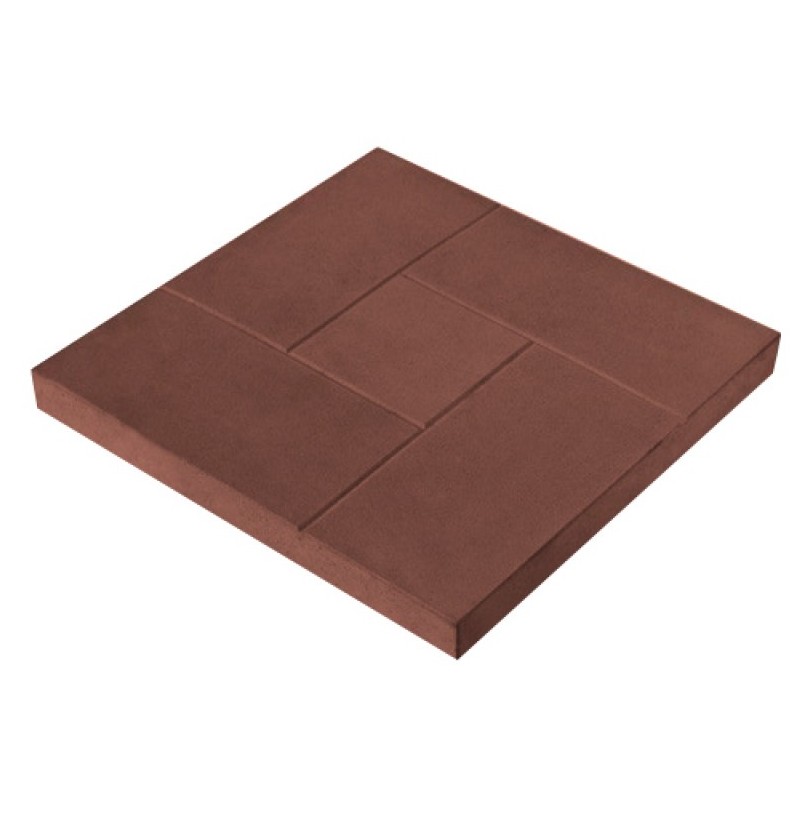 Плитка бетон 300*300*30мм "Калифорния" коричневый (228шт/20м²) - фото - 1
