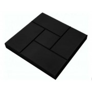 Плитка бетон 300*300*30мм "Калифорния" черный (228шт/20м²) - фото - 1