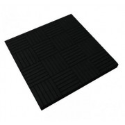 Плитка бетон 300*300*30мм "Паркет" Черный (228шт/20м²) - фото - 1