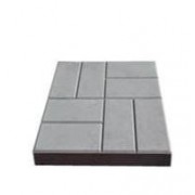 Плитка бетон 400*400*50мм "8 кирпичей" серый (90шт/14,4м²) - фото - 1