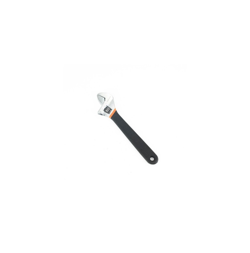 Ключ разводной 250/10мм, обрезиненная ручка, Bohrer - фото - 1