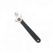 Ключ разводной 250/10мм, обрезиненная ручка, Bohrer - фото - 1