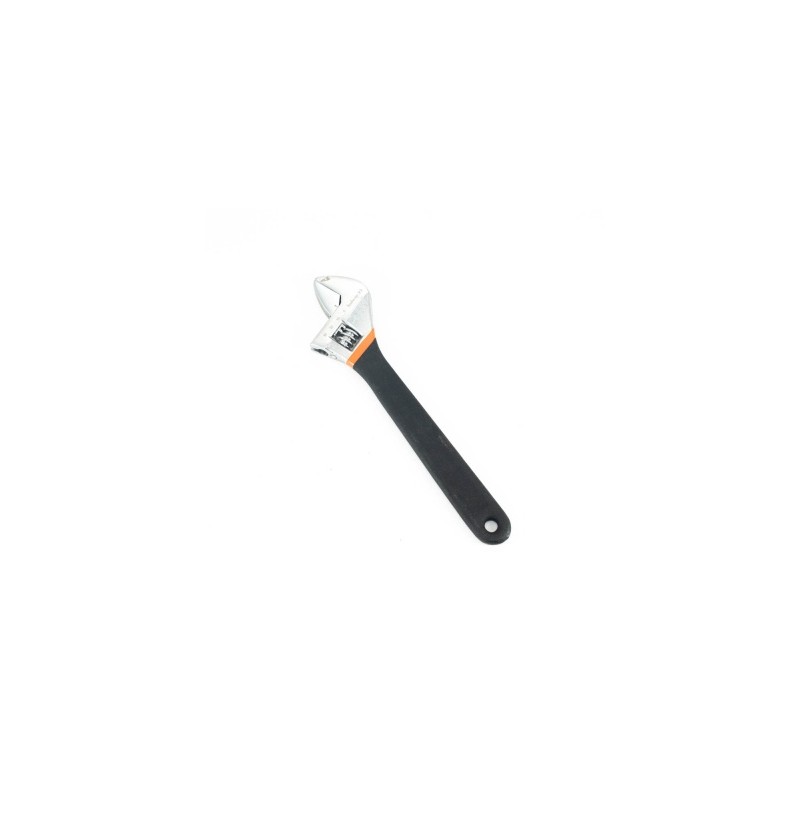 Ключ разводной 300/12мм, обрезиненная ручка, Bohrer - фото - 1