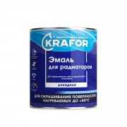 Эмаль для радиаторов белая 0,9кг KRAFOR - фото - 1