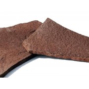 Камень песчаник терракотово-красный 40мм (20м² поддон) - фото - 1