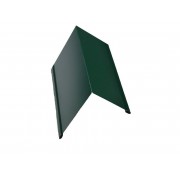 Ветровая планка металл RAL 6005 зеленый 2000*100мм - фото - 1