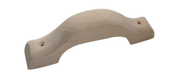 Ручка скоба для бани деревянная, плоская 180 мм - фото - 1