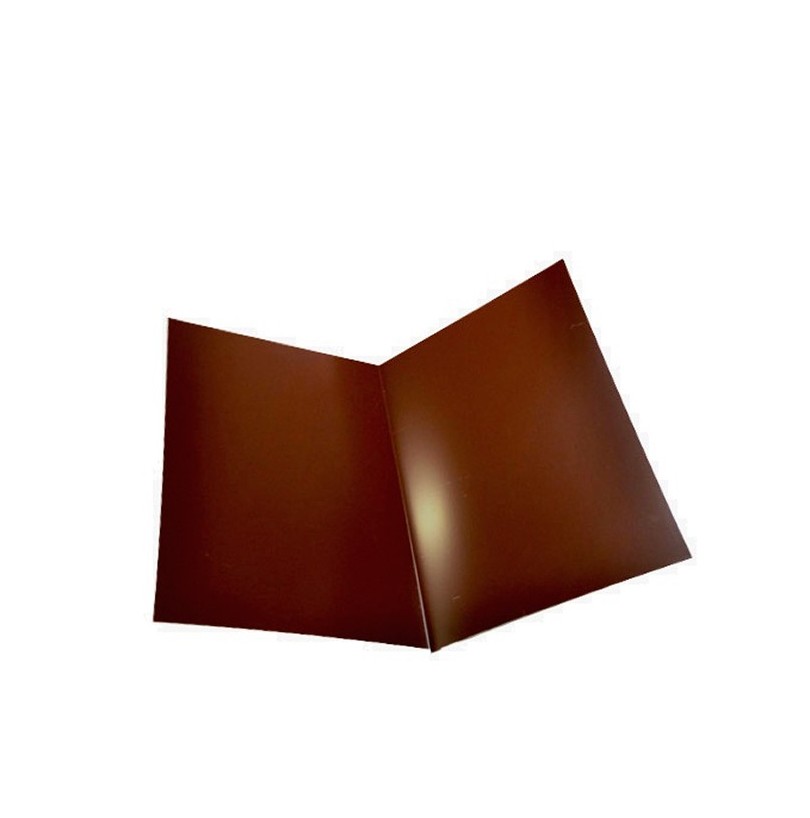 Ендова металл RAL 8017 коричневый 2000*150мм - фото - 1