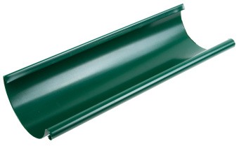 Желоб водосточный металл RAL 6005 зеленый 2000мм - фото - 1