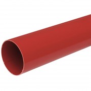 Труба водосточная ПВХ D-90мм (3м) красная RAL 3005 Bryza - фото - 1