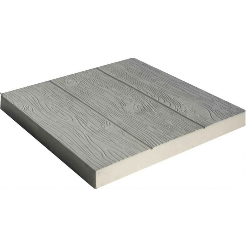 Плитка бетон 300*300*30мм "Дощечка" серый