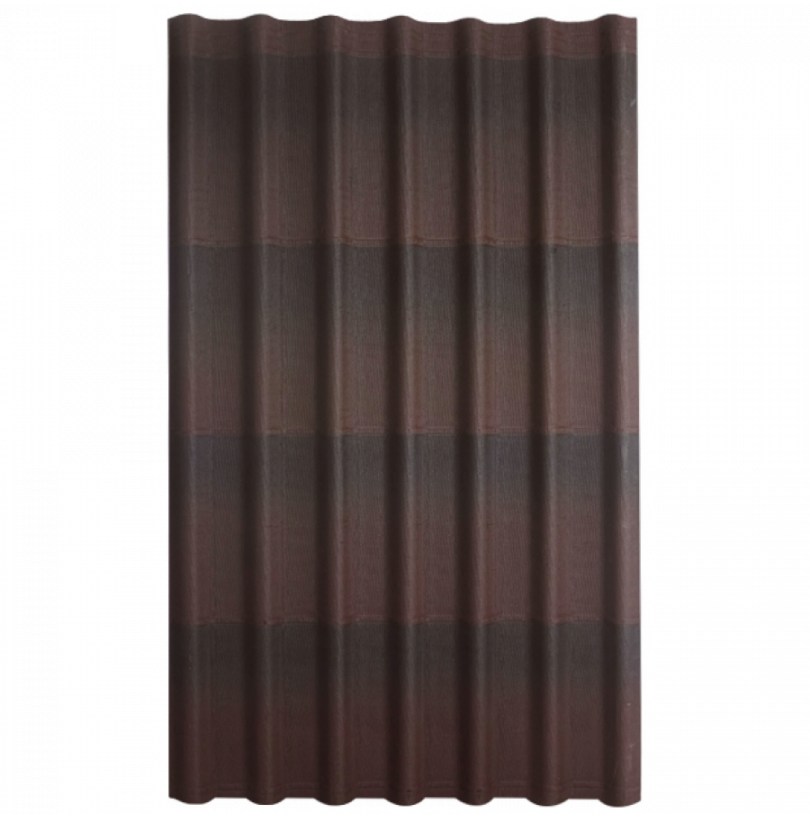 Ондулин ЧЕРЕПИЦА коричневый 1950*960мм - фото - 1