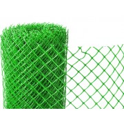 Заборная решетка ПВХ 25*1.5м (яч70*58мм) светло-зеленая - фото - 1