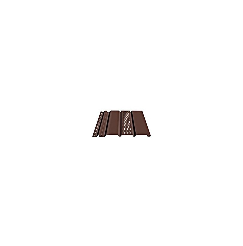 Софит DÖCKE с центр перфорацией 3000*350мм Шоколад (16) - фото - 1