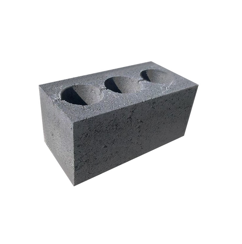 Блок бетон 400*200*200мм пустотелый (75) - фото - 1
