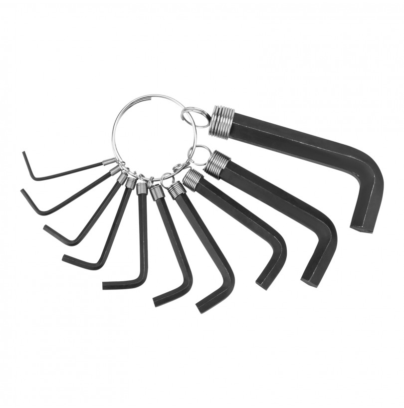 Набор ключей имбус 1,5-10 оксид на кольце/SPARTA - фото - 1