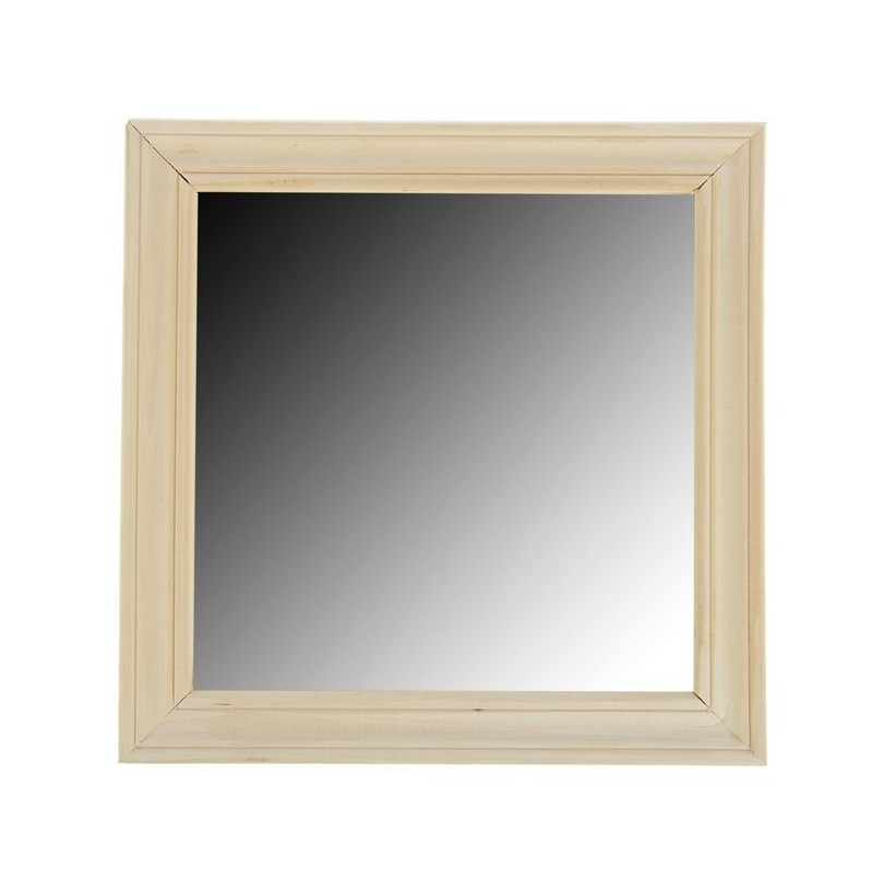 Зеркало в рамке 40*40 (Липа) - фото - 1