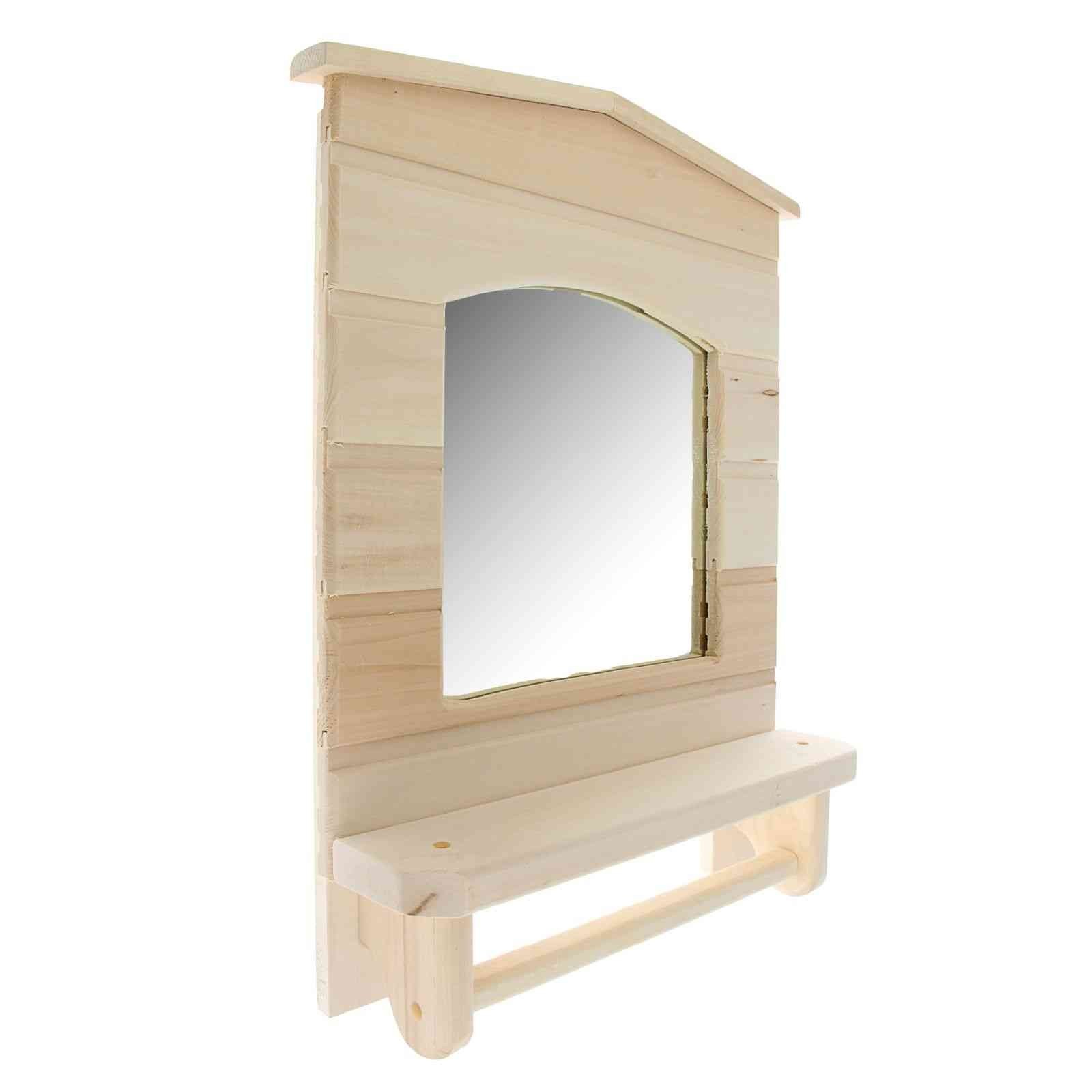 Зеркало домик (Липа) - фото - 1