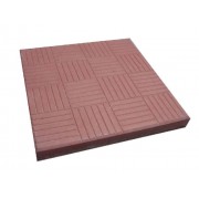 Плитка бетон 300*300*30мм "Паркет" Красный