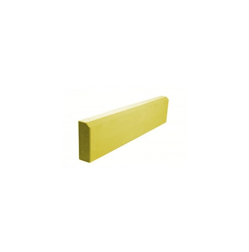 Бордюр бетон "Гладкий" 500*210*50мм Желтый