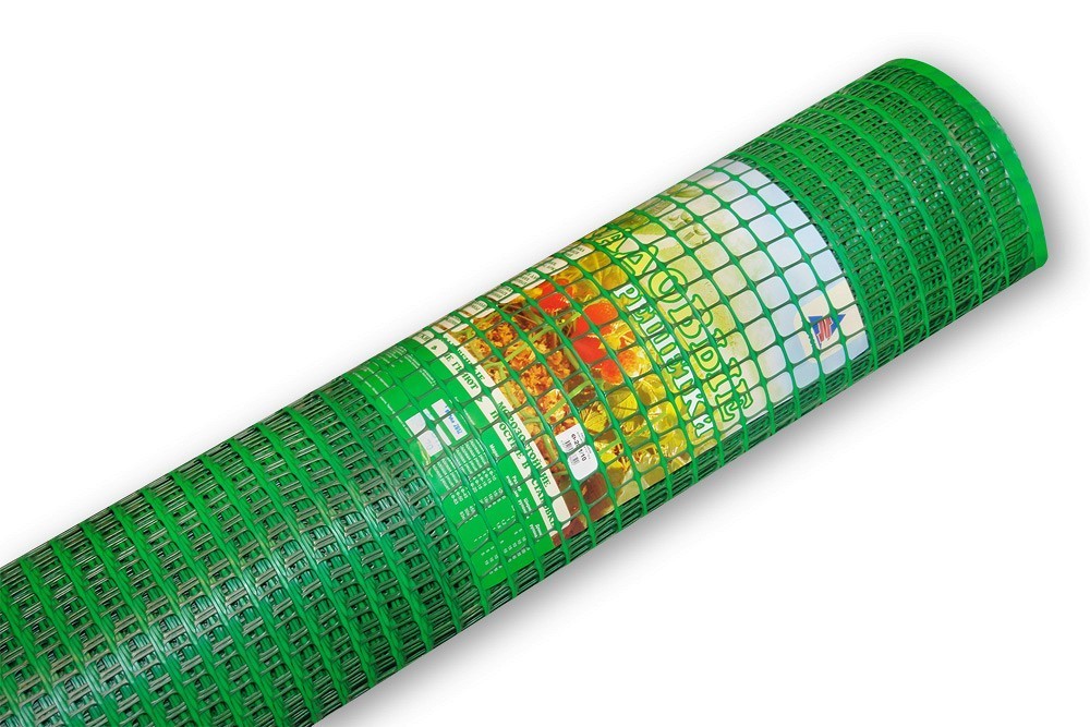 Заборная решетка ПВХ 20*1,5м (яч15*15мм) Светло-зеленая - фото - 1