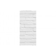 Панель ПВХ Грин Лайн, Кирпичи белые №347 (6,75м²) 8мм 2,7*0,25 - фото - 1