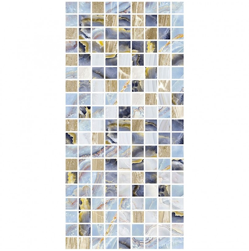 Панель ПВХ Грин Лайн, Эллада Мозаика №0161/1 (0,675м²) 8мм 2,7*0,25 - фото - 1