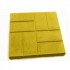 Плитка бетон 400*400*50мм "8 кирпичей" Желтый - фото - 1