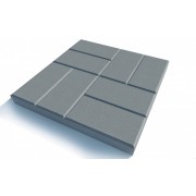 Плитка бетон 400*400*50мм "8 кирпичей" Черный