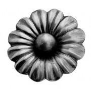 Цветок штампованный с шариком Ø 65мм, 3мм (697/4) - фото - 1