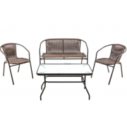 Набор мебели "Марсель Делюкс" (диван+2кресла+стол) - фото - 1