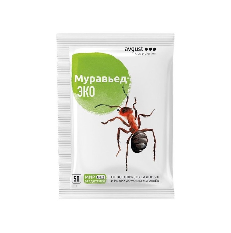 Средство от муравьев "МУРАВЬЕД ЭКО" 50гр - фото - 1