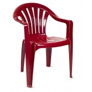 Кресло пластиковое "Фламинго" красное - фото - 1