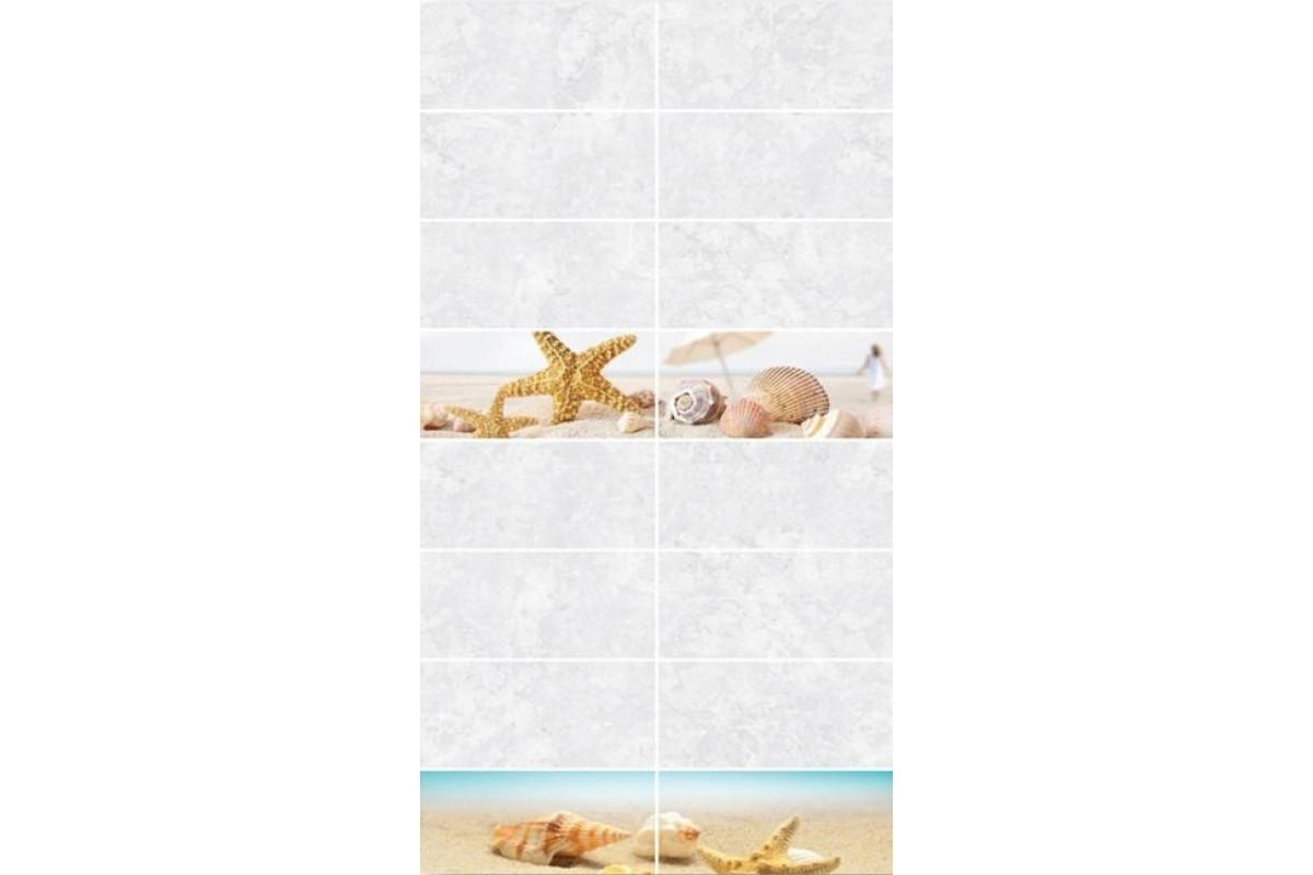 Панель ПВХ Грин Лайн, Пляж №0148 (0,675м²) 8мм 2,7*0,25 - фото - 1
