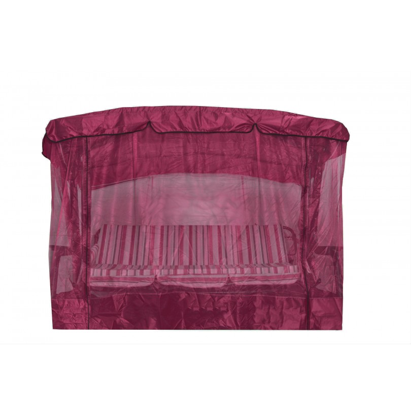 Чехол с москитной сеткой для качелей 1540х2150х1850 МАСТАК, бордовый - фото - 2