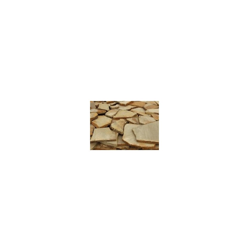 Камень песчаник "Опавшая листва" 20мм (35м² поддон) - фото - 1